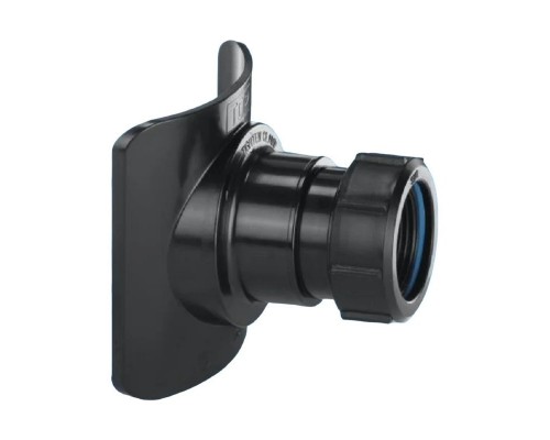 Переходный (врезка D57мм) элемент Дн=110ммхДу=50мм (компрессионное соединение); цвет-чёрный