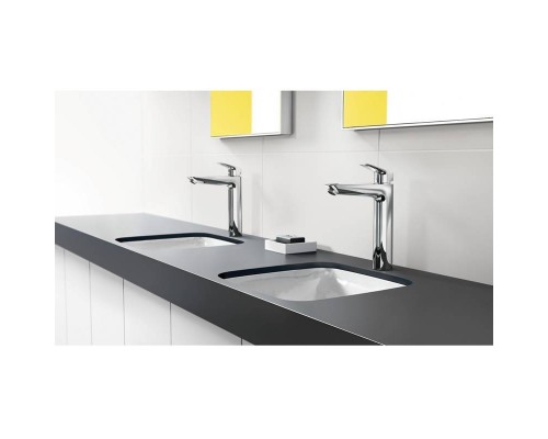 Смеситель для раковины HansGrohe HG Logis 190 однорычажный со сливным гарнитуром хром Смеситель для раковины HansGrohe HG Logis 190 однорычажный со сливным гарнитуром хром