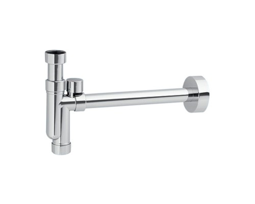 Сифон трубный P-образный без выпуска (1 1/4х32мм) с вентиляционным клапаном, отводной трубой (L300м