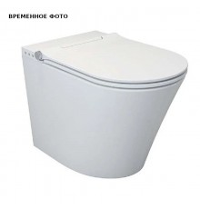 Умный приставной унитаз Uni-Flow в комплекте с крышкой-биде, белый