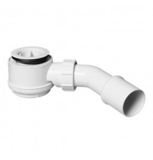 Сифон бутылочный под сливную насадку (H65мм, выпуск D70мм/h35мм); пропускная способность 20 л/мин; в