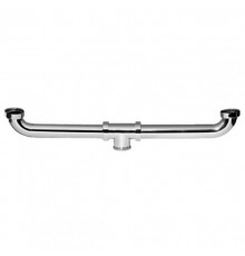 Отводной комплект латунный из двух точек; два входа 1 1/4«мама», выход 1 1/4«папа»; цвет-хром