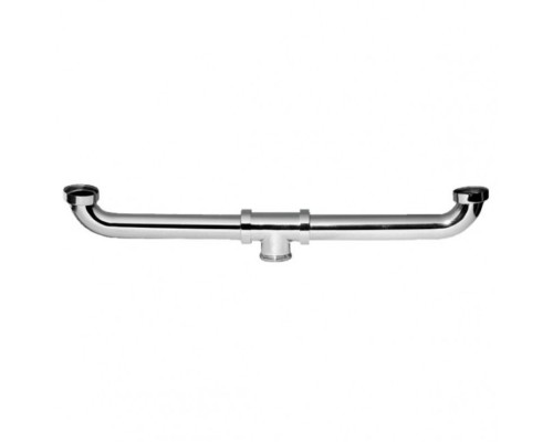 Отводной комплект латунный из двух точек; два входа 1 1/4«мама», выход 1 1/4«папа»; цвет-хром