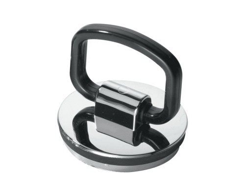 Пробка пластиковая с круглым держателем под сливную решётку D60мм; цвет-хром