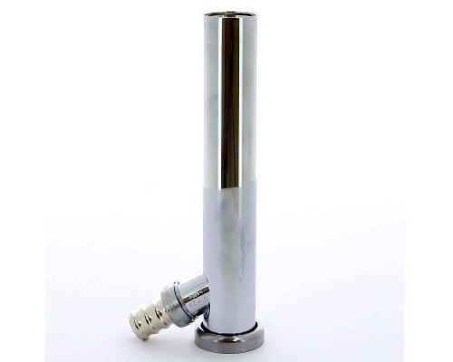 Отвод для сливного шланга хромированный Viega 1"1/4х200 штуцер 3/4"