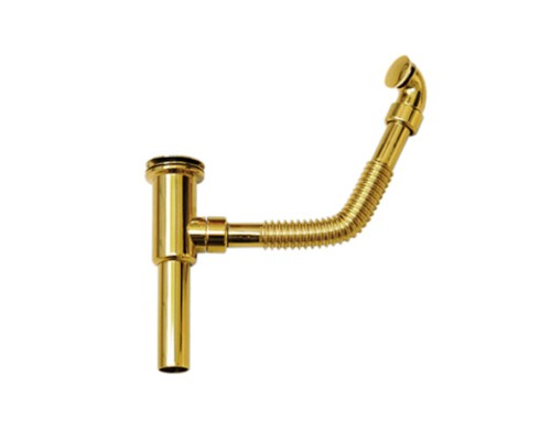 Слив-перелив (H220мм, L280ммхD25мм, D60мм сливная решётка/пробка тип-кнопка, стяжной болт М12х73)