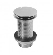 Выпуск (H90мм, D60мм сливная решётка с грибком) латунный без пробки и перелива с контргайкой; выхо