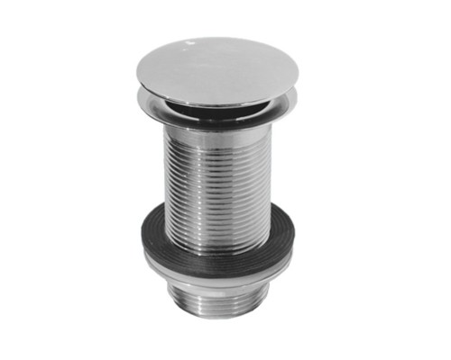 Выпуск (H90мм, D60мм сливная решётка с грибком) латунный без пробки и перелива с контргайкой; выхо