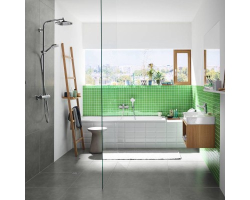 Смеситель для раковины HansGrohe HG Novus 100Loop со сливным гарнитуром хром