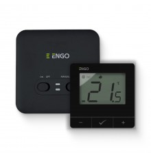 Беспроводной терморегулятор черный