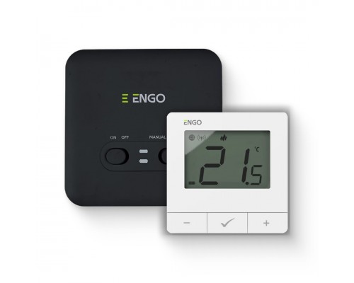 Беспроводной терморегулятор белый