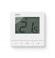 Умный терморегулятор ZigBee/868 МГц, 2хАА, белый