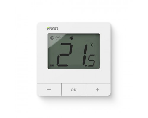 Умный терморегулятор ZigBee/868 МГц, 2хАА, белый