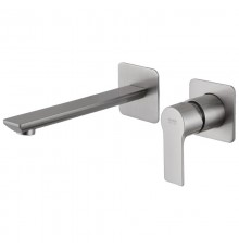 Смеситель Remer Energy для раковины настенный, СМ, излив 23 см (скрытая часть в комплекте), хром