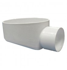 Водосток напольный (H60мм) без гидрозатвора; вход Ду=100мм, выход Ду=40мм (клеевое соединение)