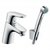 Смеситель для раковины HansGrohe HG Focus с гигиеническим душем хром