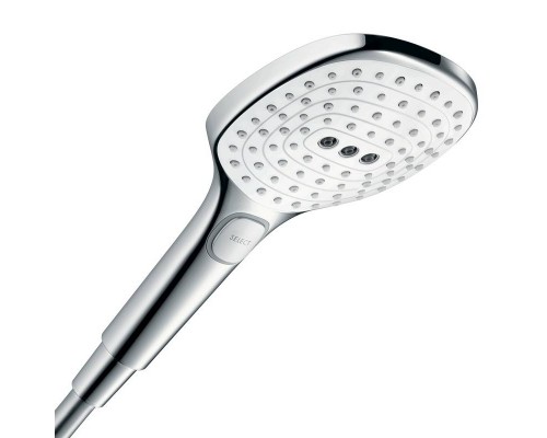 Ручной душ HansGrohe 120 HG Raindance Select E 3jet белый/хром