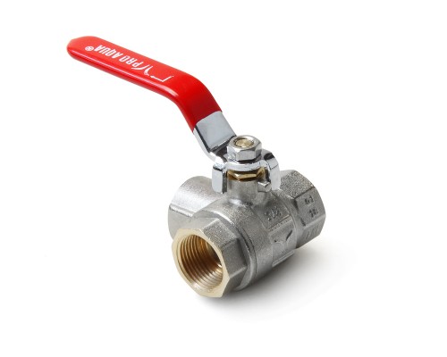 Кран шаровой полнопроходной трехходовой ТИП L ВВВ 1/2 ручка рычаг