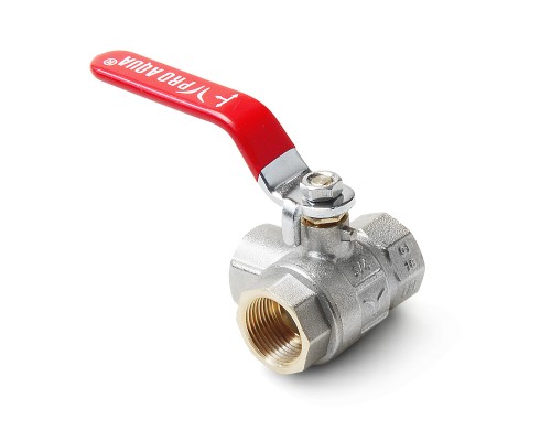 Кран шаровой полнопроходной трехходовой ТИП T ВВВ 1/2 ручка рычаг