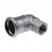 Угол Н-пресс IBP 35 х 1/2" нержавеющая сталь