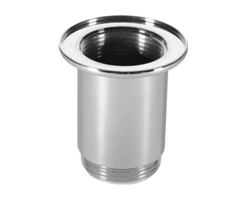 Удлинитель (L55мм, 1 1/4«мама»х1 1/4«папа») латунный для выпуска; цвет-хром