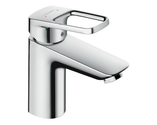 Смеситель для раковины HansGrohe HG Logis 100 Loop со сливным гарнитуром хром