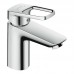 Смеситель для раковины HansGrohe HG Logis 100 Loop со сливным гарнитуром хром