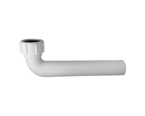 Труба отводная L=255 мм под 90, вход компрес. 40 мм, выход 40 мм