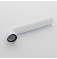 Труба отводная L=245 мм под 90, вход 1 1/2, выход 40 мм