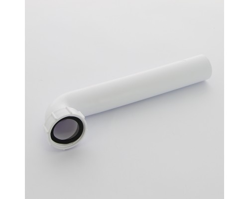 Труба отводная L=245 мм под 90, вход 1 1/2, выход 40 мм