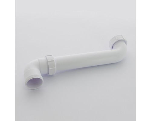 Труба отводная L=285 мм под 90 с отводом на 90, вход 1 1/2, выход 1 1/2