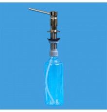 Диспенсер под столешницу для жидкого мыла с латунным носиком (дизайн MT102); цвет-полированный ник