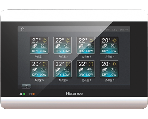 Центральный проводной пульт управления с сенсорным дисплеем HYJM-S01H