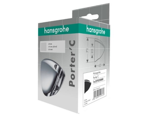 Держатель ручного душа HansGrohe HG Porter C хром