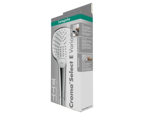 Ручной душ HansGrohe HG Croma Select E Vario белый/хром