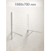 Кронштейн 420x450мм, S=1,5мм, (нагрузка 40 кг), пара SPL-4245S