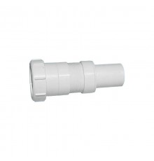 Труба гофрированная раздвижная (L151-200мм, D50мм); вход Дн=40мм, выход компрессионный Ду=50мм