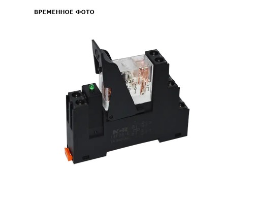 Реле промежуточное на DIN-рейку, 12V DC в сборе