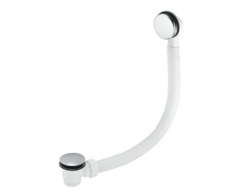 Слив-перелив для ванн/поддонов (L500ммхD34мм, D70мм нержавейка сливная решётка/латунь пробка тип-кн