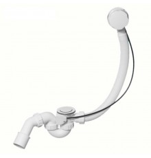 Слив-перелив McAlpine для ванны L575x1 1/2x40/50 мм, белый