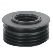 Переходник внутренний Дн=110ммхДу=32/40мм с манжетой; цвет-черный