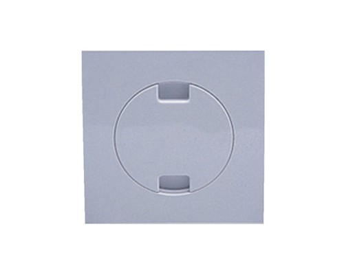 Насадка сливная (L150ммх150мм, пластик) с декоративной заглушкой и решёткой; цвет-белый. Для изделий