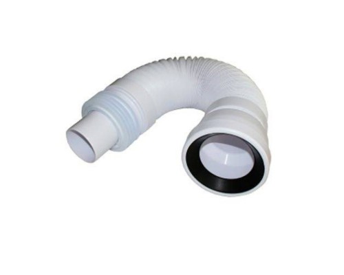 Труба гофрированная раздвижная (L464-974мм) для вентиляции канализации; вход раструбный Ду=110мм, вы