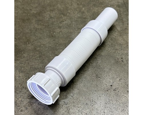 Труба гофрированная L=234-300 мм, 40 мм, вход 1 1/4, выход 32 мм