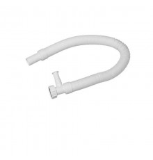 Труба гофрированная раздвижная (L750-2000мм, D40мм) с адаптером для слива бытовой техники; вход 1 1/