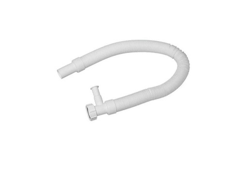 Труба гофрированная раздвижная (L750-2000мм, D40мм) с адаптером для слива бытовой техники; вход 1 1/