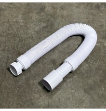 Труба гофрированная L=600-1500 мм, D=50 мм, вход 1 1/4, выход 40/50 мм