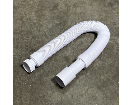 Труба гофрированная L=600-1500 мм, D=50 мм, вход 1 1/4, выход 40/50 мм