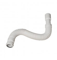 Труба гофрированная раздвижная (L550-1500мм, D50мм); вход компрессионный Ду=40мм, выход Дн=40/50мм