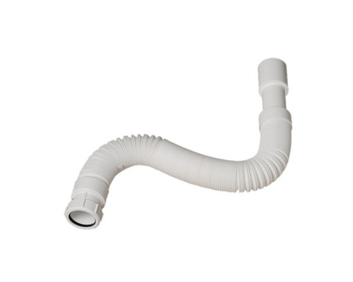 Труба гофрированная раздвижная (L550-1500мм, D50мм); вход компрессионный Ду=40мм, выход Дн=40/50мм